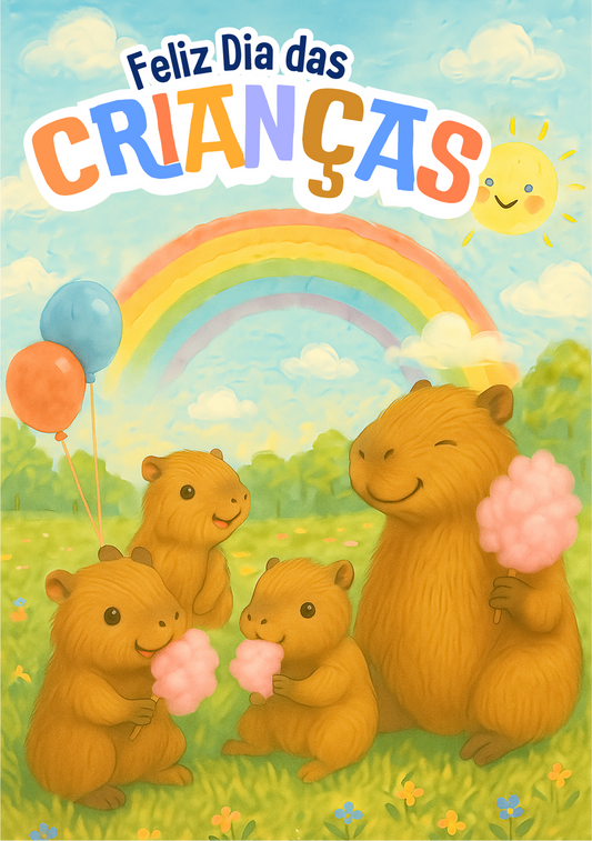 Card – Children’s Day - Dia das Crianças (A5) - Cod 02