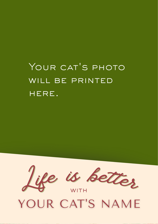 Bloco personalizado (A5) - Life is Better With - Cats