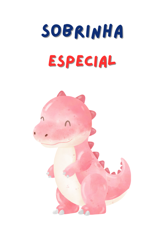 Card – In Portuguese - Sobrinha especial - Cod 13