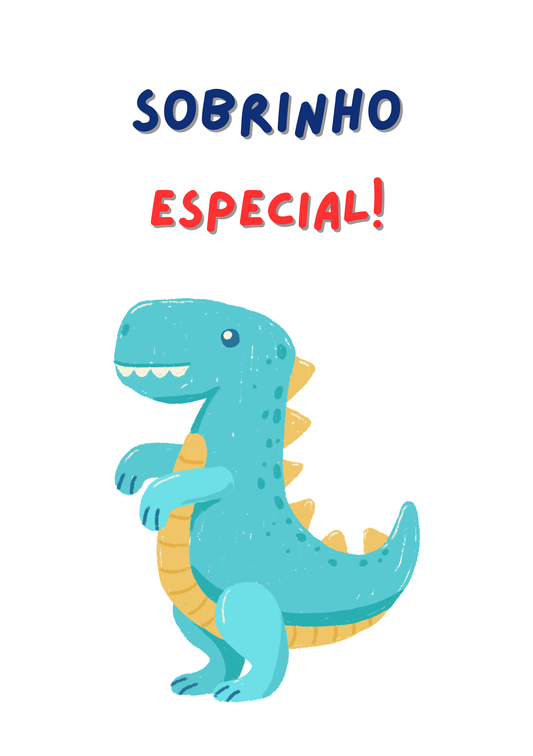 Card – In Portuguese - Sobrinho especial - Cod 14