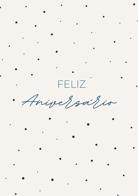 Card – In Portuguese - Feliz aniversário - Cod 07