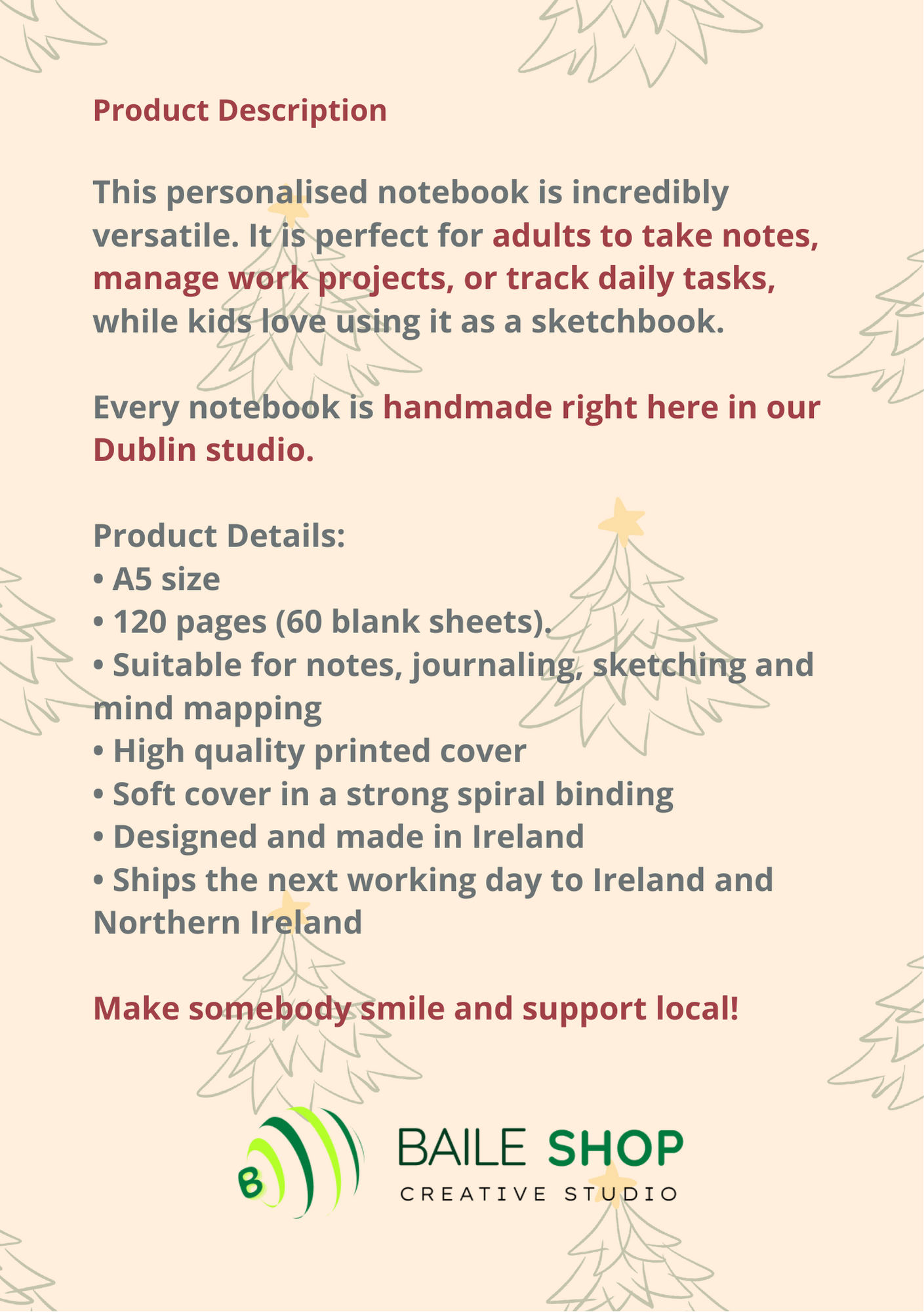 Caderno de fotos personalizado (A5) - A vida é melhor com - Cachorro