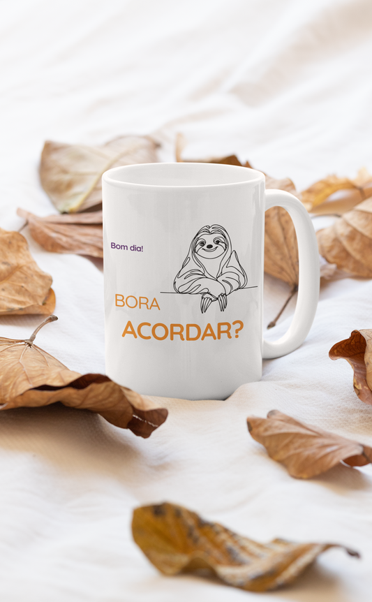 Mug - in portuguese - Bora acordar?